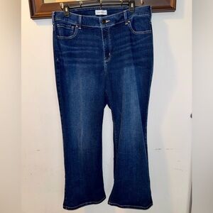 Lane Bryant Classic Blue Women's High Rise Boot Jeans Size 22 Short